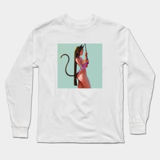 Cat Girl.. Long Sleeve T-Shirt